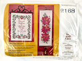 CREATIVE CIRCLE 1981 Counted Cross Stitch Kit # 2168 Filled With Love w/ Hanger Model