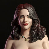 1/24 Scale 75mm Resin Figure Service Female Statue Unpainted Unassembled Model Model