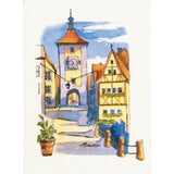RTO stamped Satin Stitch Kit "Paint by Threads" DT-M008, 15x21 cm, DIY Model