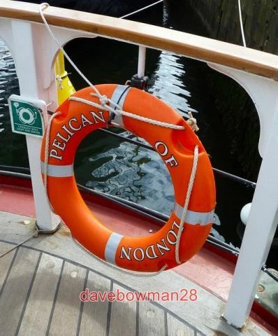 PHOTO  HAVE YOU GOT A LIFEBUOY THIS UNIQUE LIFEBUOY ON BOARD THE PELICAN OF LOND Model
