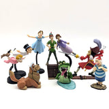 Disney Peter Pan Vintage Mini Figure Normal Set of 9 Choco Egg Furuta Used 2002 Model