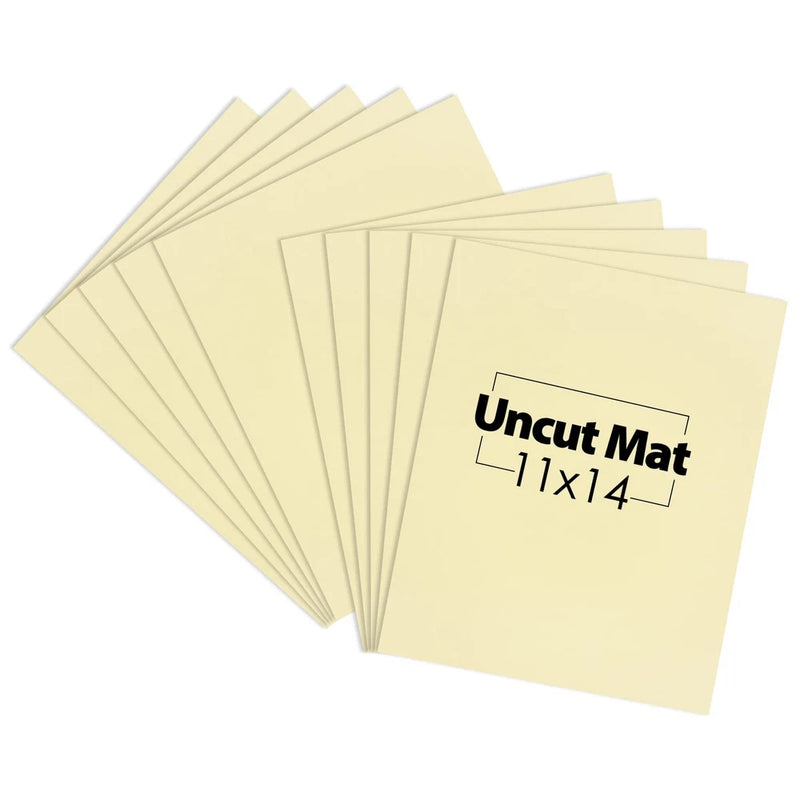 Mat Board Center 11x14 Beige Uncut Photo Mat Boards 4-Ply 10 Pack Model