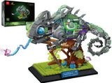 JMBricklayer Mechanical Chameleon Building Set | Adult Display Model with LED Model