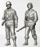 1/35 US Soldiers in M43 Uniform RESIN FIGURE MODEL KIT Unassembled Unpainted NEW Model