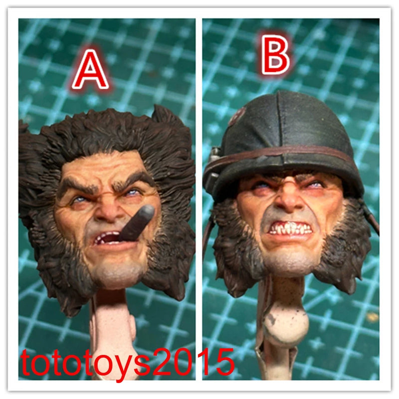 1:6 1:12 1:18 Wolverine Logan Men Head Sculpt For 12" 6" 3.75"Action Figure Toy Model