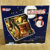 CHRISTMAS MINIATURE ROOM Building KIT DIY TREE FIREPLACE 2 Levels New Model