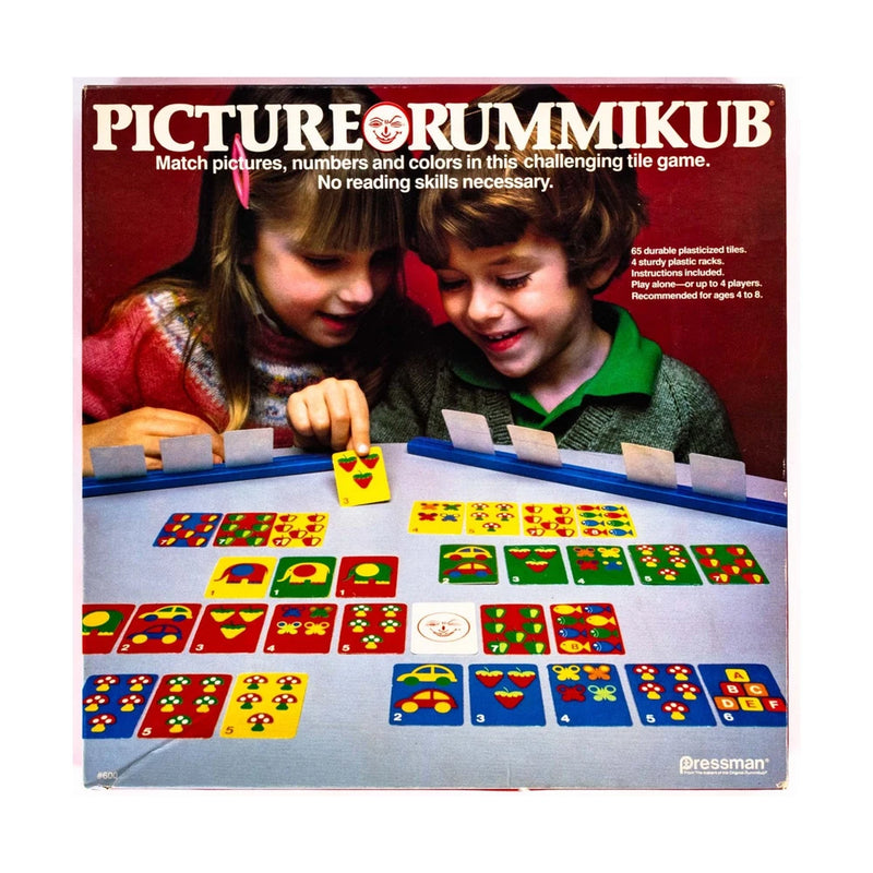 Pressman Boardgame Picture Rummikub Box VG/EX Model