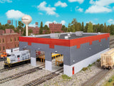 Walthers 933-3908 HO Modern Diesel Shop Building Kit Model