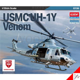 Academy 1/35 USMC UH-1Y Venom US Marine Helicoptor Huey Model kit Toy #12138 Model
