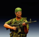 1/10 Resin Bust Figure Model Kit Vietnam War US Sergeant Unassembled Unpainted Model