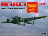 ICM 72293 - 1/72 FW 189A-1 German Night Fighter, WWII, scale model kit Model