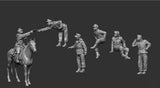1/35 Resin Figure Nashorn Crew & Dispatch Rider 1943?C44 Set 6 Figures Unpainted Model