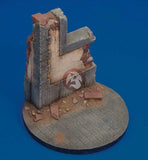 Royal Model 1/16 (120mm) Figure Base No.1 [Plaster Diorama / Vignette Base] 111 Model