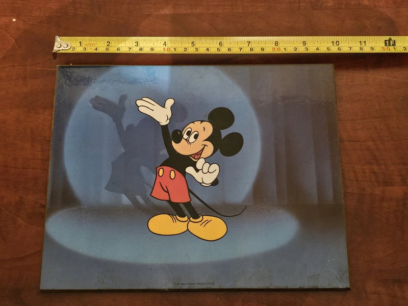 Vintage Walt Disney - Mickey Mouse Picture Board. 10x8in Model