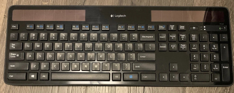 Logitech K750 WIRELESS SOLAR BLACK KEYBOARD KEYCAPS KEYS FULL ASSEMBLY (Y-R0016) Model