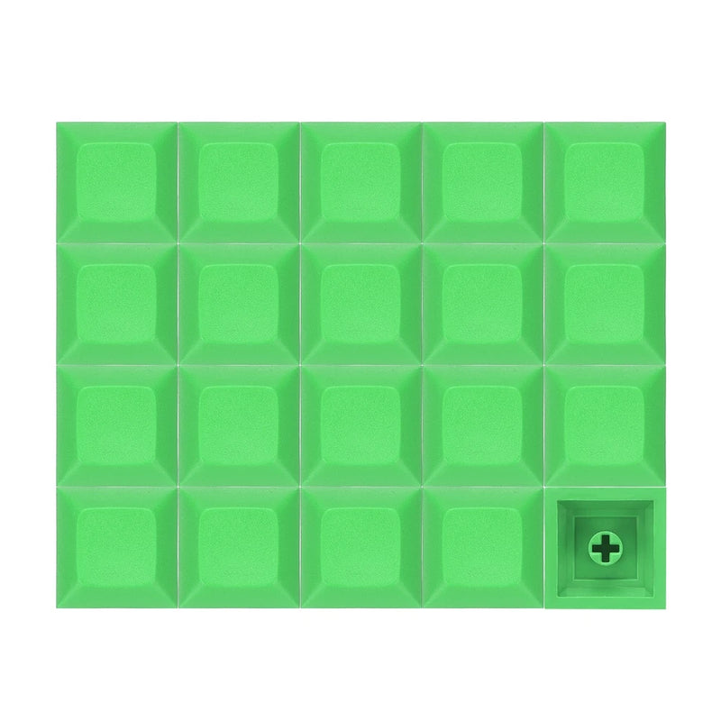 20 Pcs PBT Keycap Set DSA Mechanical Numeric Keypads for Keyboard, Green Model