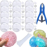 15Pcs DIY Stress Ball Kit ?C Blank Skins with Air Pump & Expander Tool for Making Model