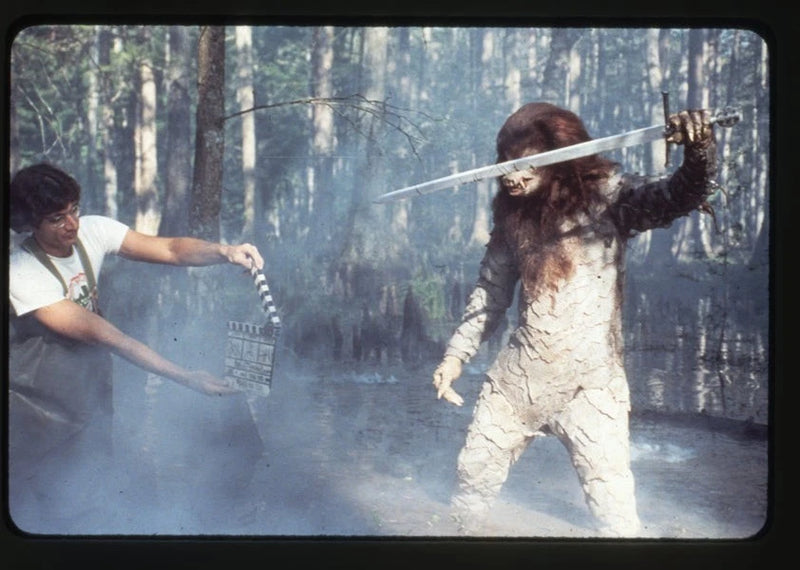 Swamp Thing 1982 Vintage 35mm Photo Transparency Arcane Monster Clapper Board Model