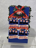 Vtg Pepsi Cola Double Stacker Carton Bottle Display Resin Holiday Figurine 6" Model