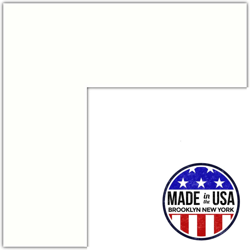 ArtToFrames Custom White Light Cream Picture Photo Frame Mat Matting Board SM Model