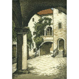 RTO counted Cross Stitch Kit "Old city" R158, 19x28 cm, DIY Model