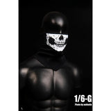 TYM066 1/6 Scale Male Soldier Trendy Skeleton Facemask Scarf Clothes Model Model
