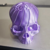 Purple Skull Articulated Collectible Figurine Statue  Display Piece Model