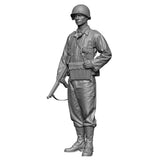 1/16 WW2 US GI Sergeant SOLDIER RESIN FIGURE MODEL KIT Unassembled Unpainted NEW Model