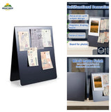 Magnetic Display Board 11 x 9 Inch Double Sided for Photos Reminders Model