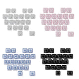 MAO Profile Love Symbol Keycaps Clear Legends 21Keys PC Construction Model