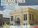 RAILROAD YMCA BUNKHOUSE / BANK / MUNICIPAL BUILDING - HO Scale KIT 933-2951 NEW Model