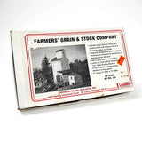 HO Scale Grain Elevator Kit AMB LASERkit 115 Farmers Grain & Stock Co Sealed Bag Model