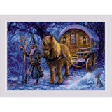 Riolis counted cross stitch kit "Travelling Sorcerer", 30x21cm, DIY Model