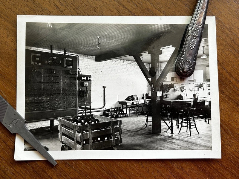 VTG 1916 Industrial Electrical Plug Board Test Bench Work So Cal Edison Photo Model