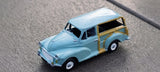 Morris Minor Traveller 1/72 model kit. Requires assembly and painting to finish Model