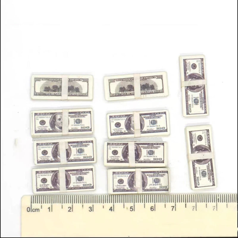 1/6 Scale 10 Stacks of   Banknotes Model for 12" Figure Cloths Accessorries Model