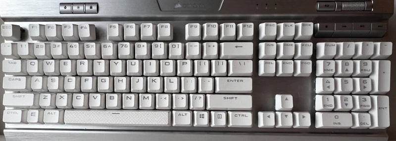 Corsair K70 RGB MK.2 SE WHITE KEYBOARD REPLACEMENT KEYCAPS KEYS (RGP0048) Model