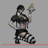Addams Hand 1/12 1/8 1/6 1/4 1/3 Model Kit Unpainted Unassembled 3D Print Woman Model