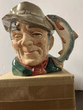 ROYAL DOULTON ¡°The Poacher¡± Toby Collector Mug D6429 Large 7¡± Figurine  Vtg 1954 Model