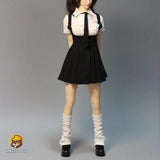 HF006 1:6 Workplace Shirt Strap Dress Suit Set Model for 12"PH Action Figure Toy Model