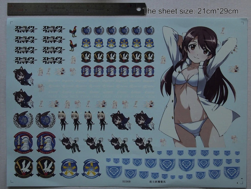 decals STRIKE WITCHES for different scales model kits   5036b Model