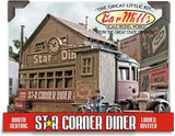 Bar Mills 0602 HO Scale Star Corner Diner Laser Cut Limited Run Building Kit Model