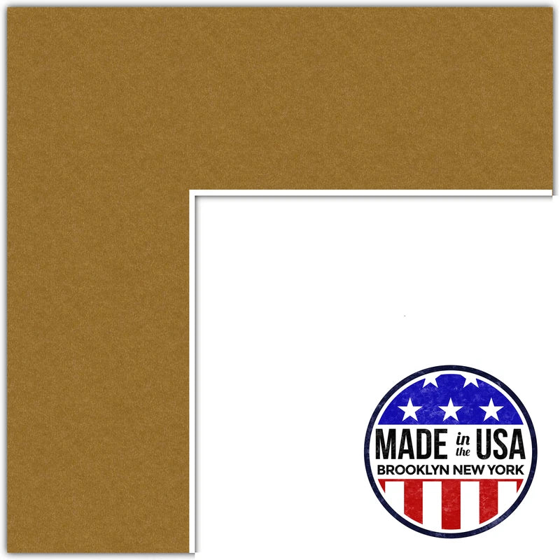 ArtToFrames Custom Gold El Dorado Picture Photo Frame Mat Matting Board LG Model