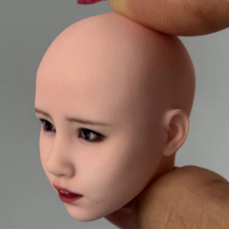 1/6 Asia Janpanese Girl 3D Girl Head Sculpture For 12"  TBL AT Figure Model Model