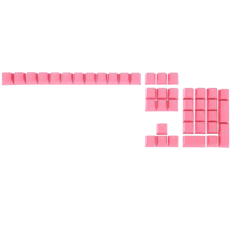 42 Key PBT Keycap Set Mechanical Numeric Keypads for Keyboard, Pink Model