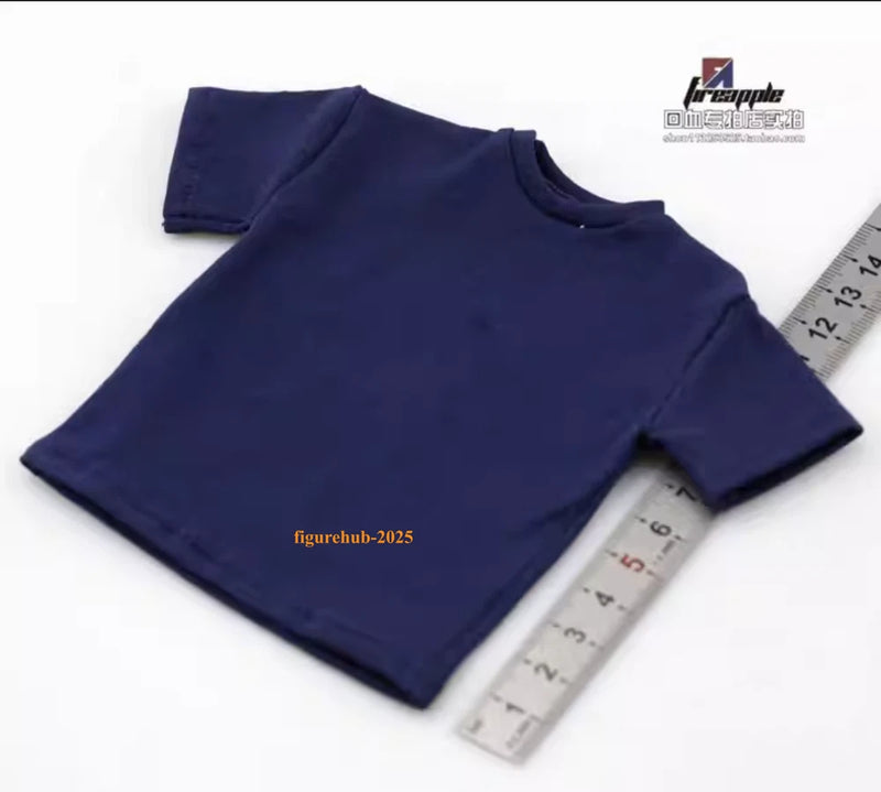 1/6 Blue Loose T-Shirt Model Fit 12"Action Figure Body Model