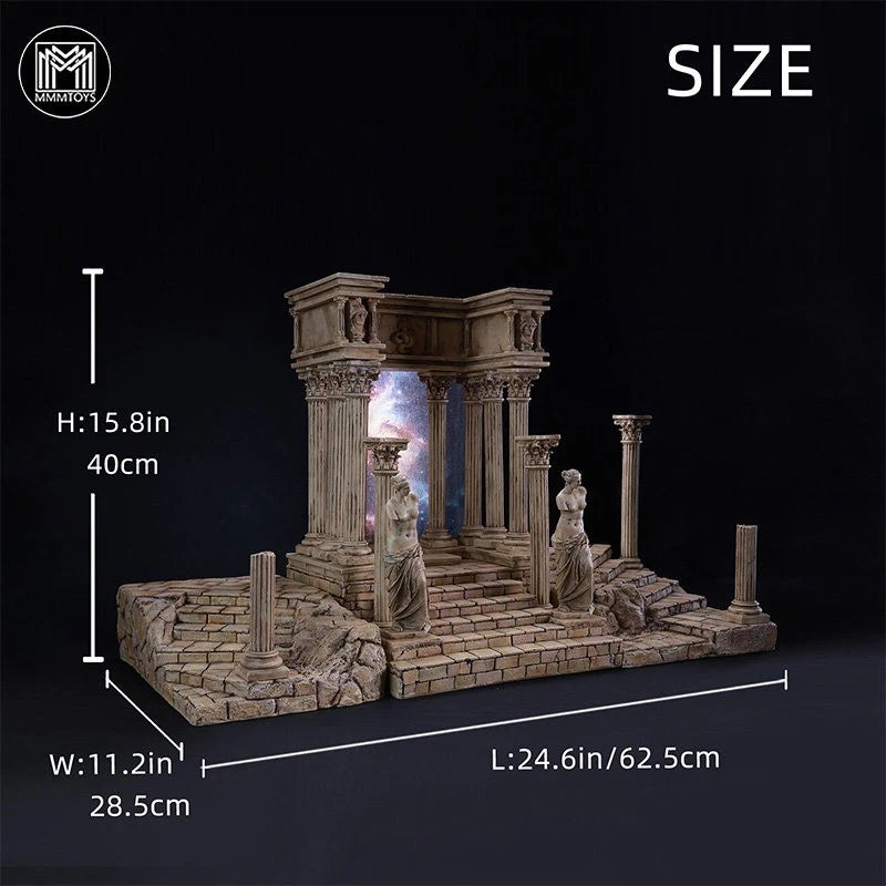 HIPLAY MMMTOYS Ancient Ruins Diorama Scene Base Fit 1/12 Scale 6" Action Figure Model