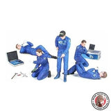 Tamiya Rally Mechanics Set 1/24 Scale 5 Figures 24266 Plastic Model Model