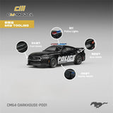 CM Model 1:64 DarkHorse / GTD police car Diecast Model Car Model