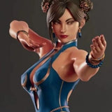 1/24 Scale Resin Model Kit Chun Li Swimwear Unassembled Unpainted 3D DIY Toy Model